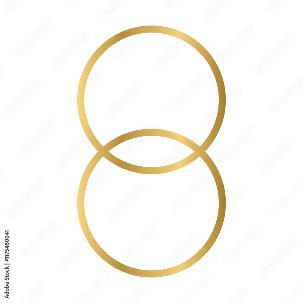 abstract gold shape outline abstract gold shape outline