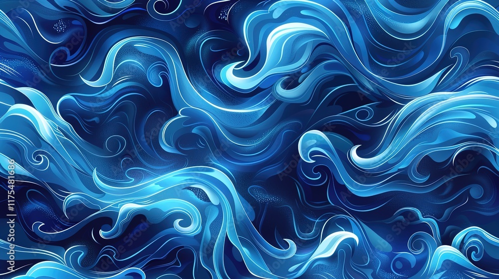 oceanic wave seamless pattern wallpaper oceanic wave seamless pattern wallpaper