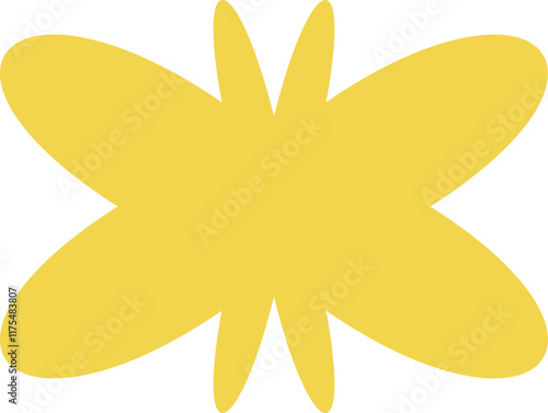 Minimalist geometric element vector illustration