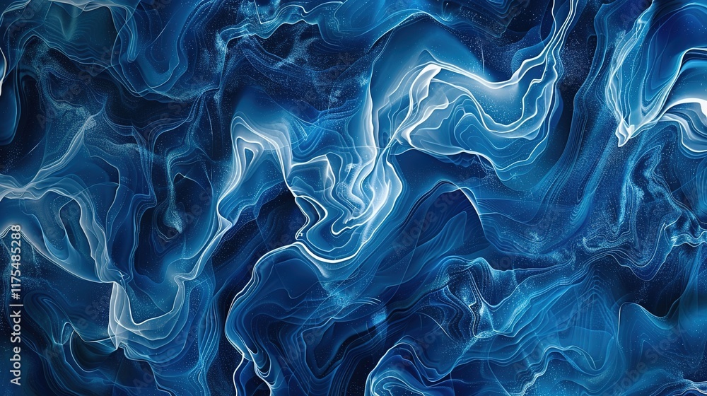 Obraz premium oceanic wave seamless pattern wallpaper