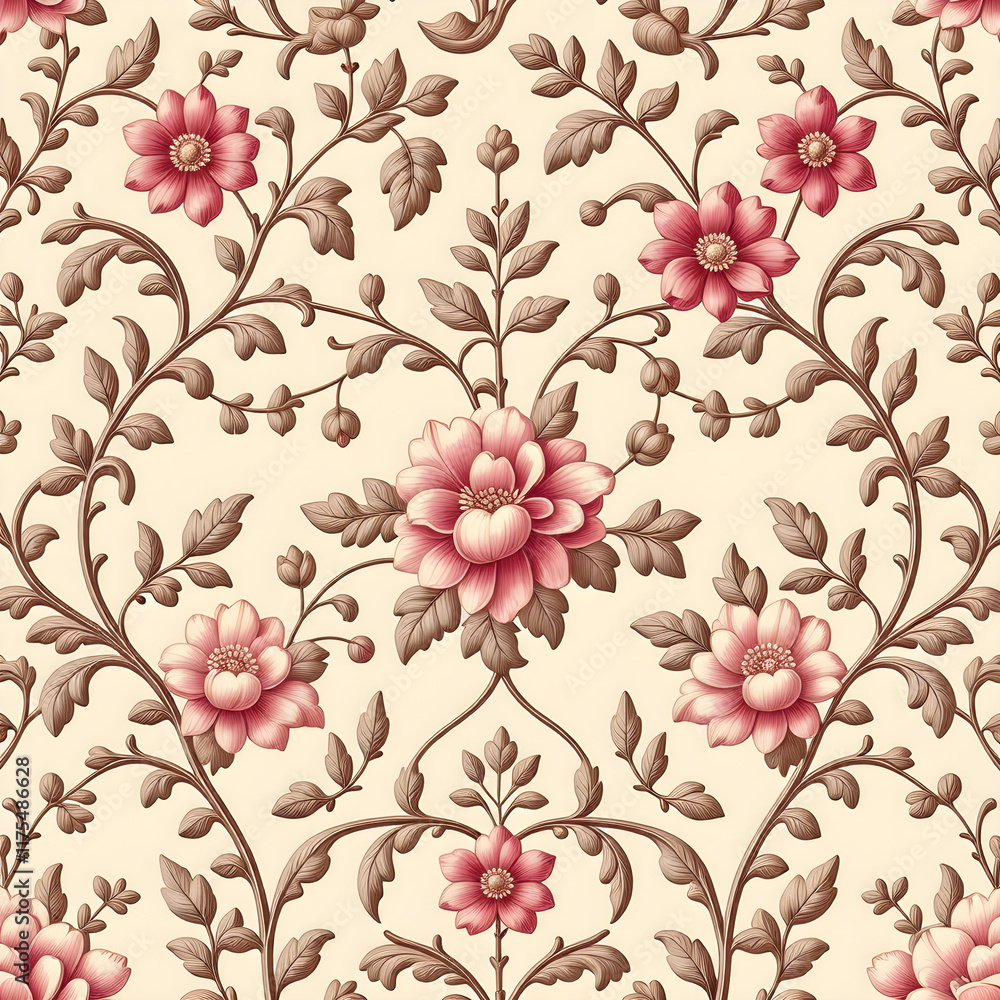 seamless pattern with flowers seamless pattern with flowers