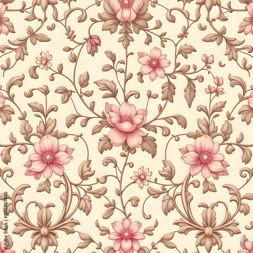 seamless pattern with flowers seamless pattern with flowers