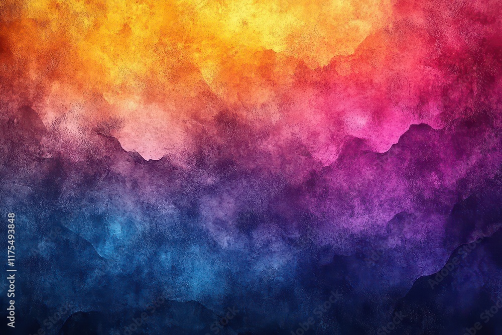 gradient background in vibrant hues of orange blue purple and yellow creating an abstract grunge texture reminiscent of retro art styles perfect for a poster design gradient background in vibrant hues of orange blue purple and yellow creating an abstract grunge texture reminiscent of retro art styles perfect for a poster design