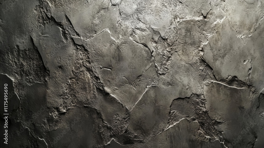 Fototapeta premium Dramatic Gray Textured Wall Design for Modern Architecture