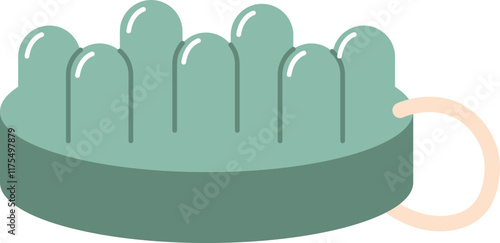 Natural handmade soap vector illustration