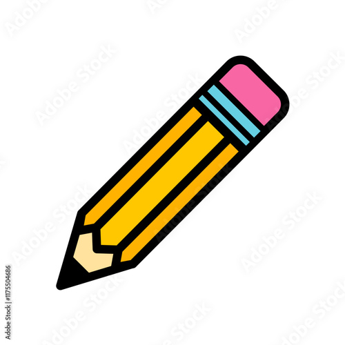 pencil - simple vector icon