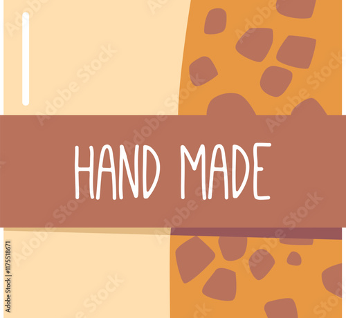 Handmade soap pack vector illustration