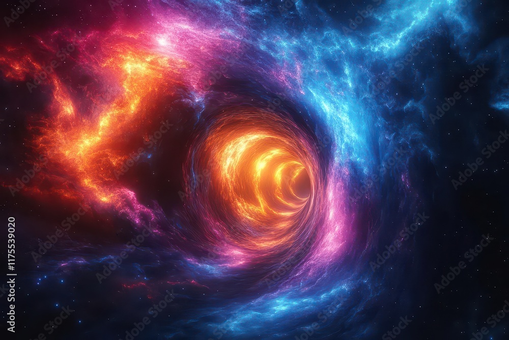 kaleidoscopic tunnel swirling with fractal patterns and vibrant nebula colors creating a sense of speed and interdimensional travel inviting viewers into a mesmerizing cosmic journey kaleidoscopic tunnel swirling with fractal patterns and vibrant nebula colors creating a sense of speed and interdimensional travel inviting viewers into a mesmerizing cosmic journey