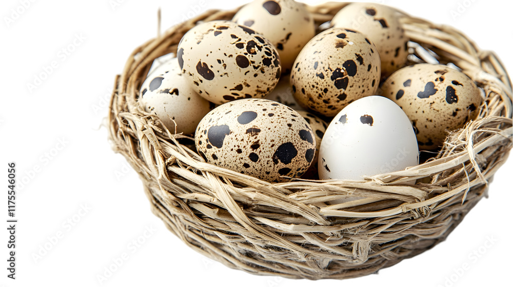 Quail Eggs in Nest Springtime Easter Bird Nest Nature Organic Food Farm Fresh Rusti Quail Eggs in Nest Springtime Easter Bird Nest Nature Organic Food Farm Fresh Rusti