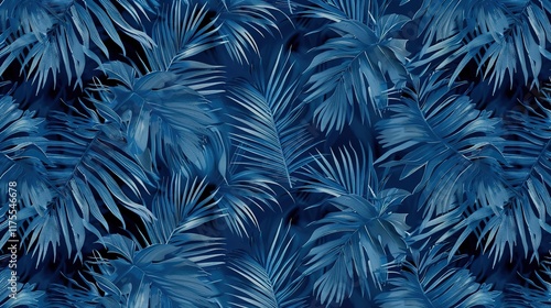 tropical palm seamless pattern wallpaper
