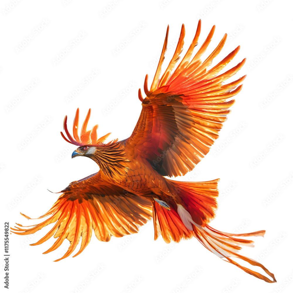 Fototapeta premium phoenix isolated on a transparent background