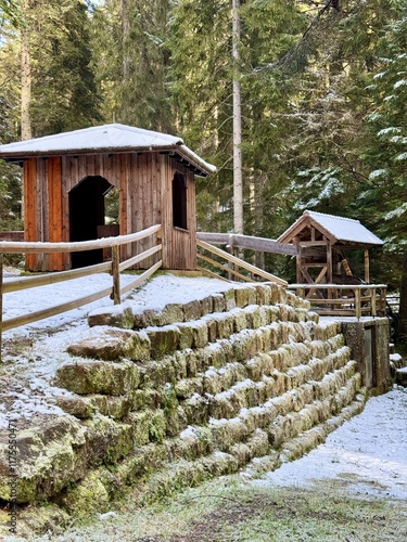 wooden house