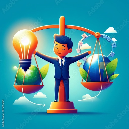 288 A character embracing change and innovation Izobrajenie 3 iz