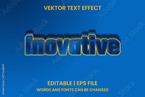 Innovative editable text effects
