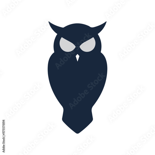 Elegant Owl vector art