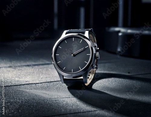 Wallpaper Mural Luxury Silver Watch on Marble Surface Torontodigital.ca