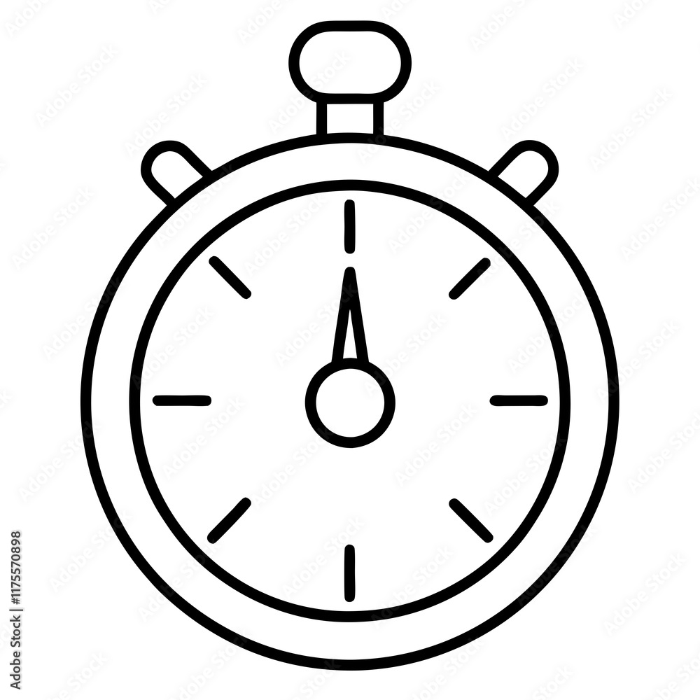 Minimal Exam Clock Vector Design Minimal Exam Clock Vector Design