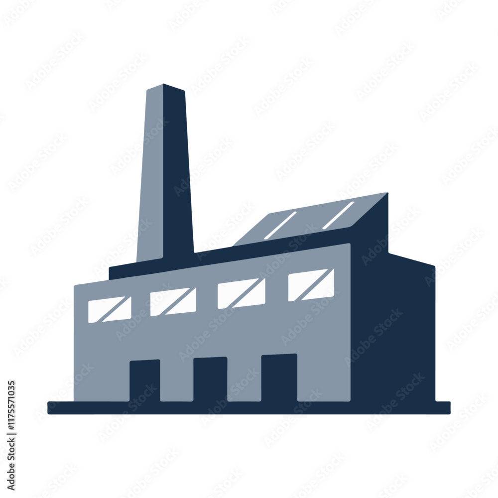 Factory icon vector 2