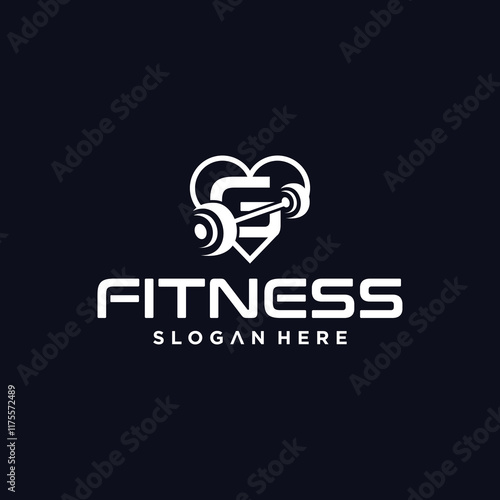 Everyday sports and fitness logo, a collection of fitness logos with a futuristic style.