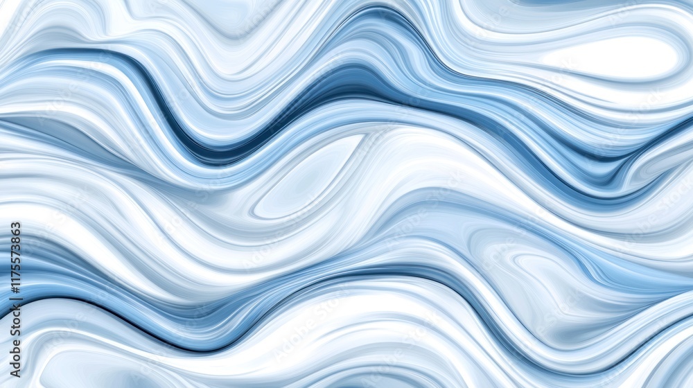 Abstract blue and white wavy marble texture background. Abstract blue and white wavy marble texture background.