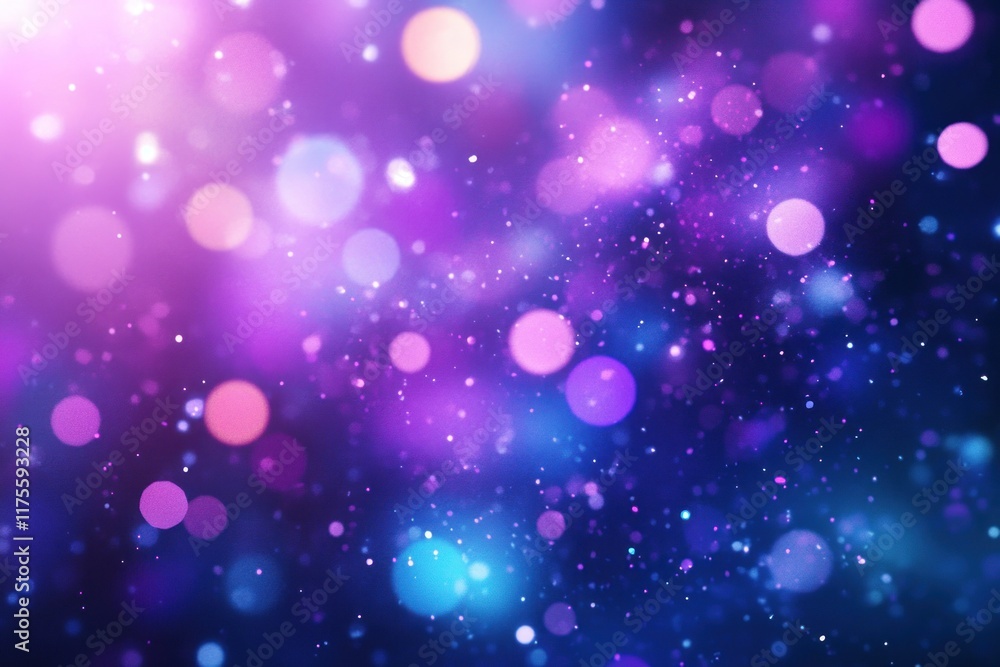 Abstract purple and blue bokeh lights background. Abstract purple and blue bokeh lights background.