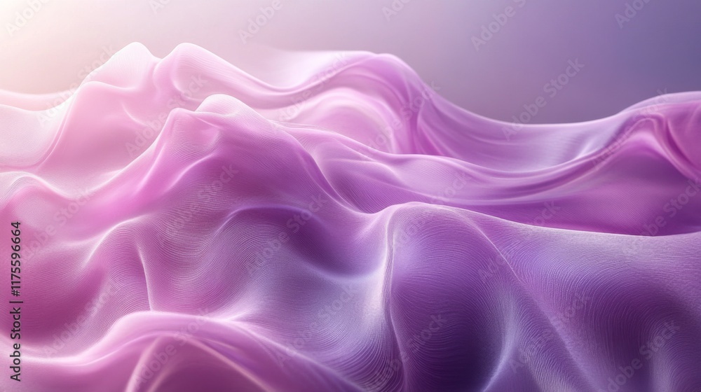 Fototapeta premium Abstract Flowing Fabric Art