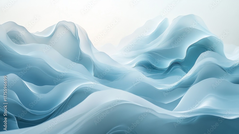Abstract Waves of Blue Abstract Waves of Blue