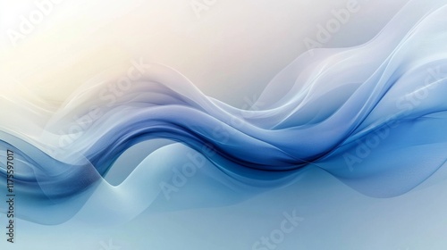 Wallpaper Mural Abstract Blue Wave Background Torontodigital.ca