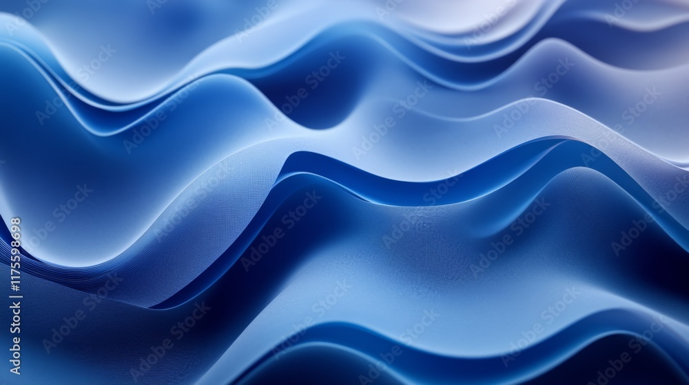 Abstract Blue Wave Patterns Abstract Blue Wave Patterns