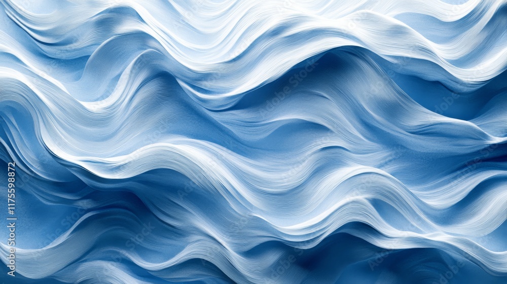 Naklejka premium Abstract Fluid Waves Background