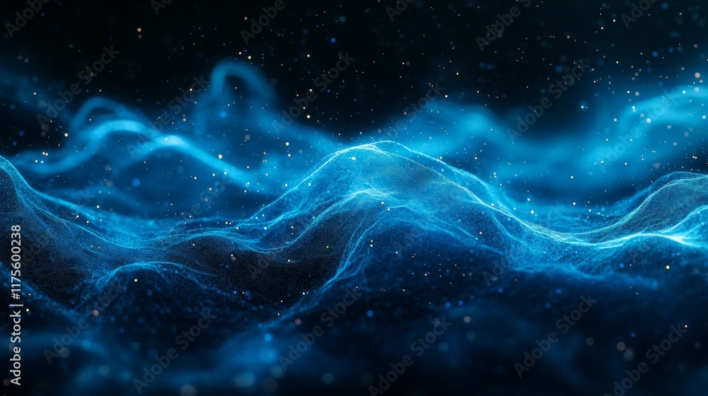 Ethereal Blue Waves of Light Ethereal Blue Waves of Light