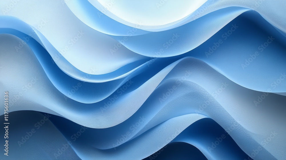 Fototapeta premium Abstract Blue Waves