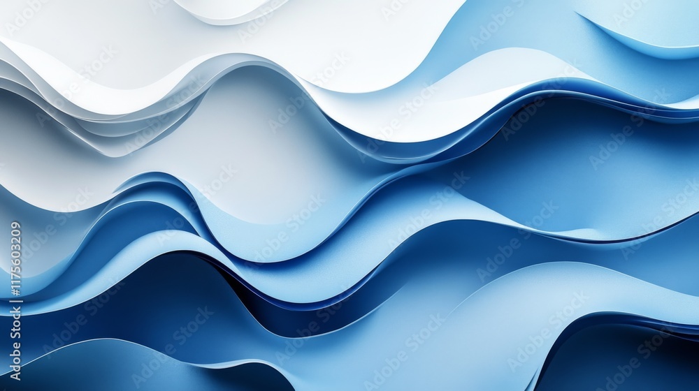 Abstract Blue Waves Abstract Blue Waves