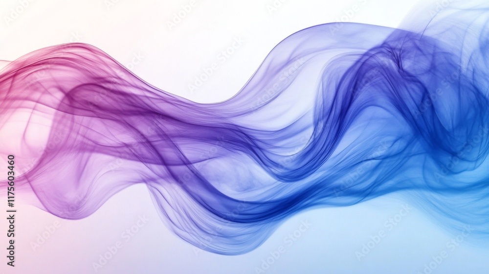 Abstract Colorful Smoke Waves Abstract Colorful Smoke Waves