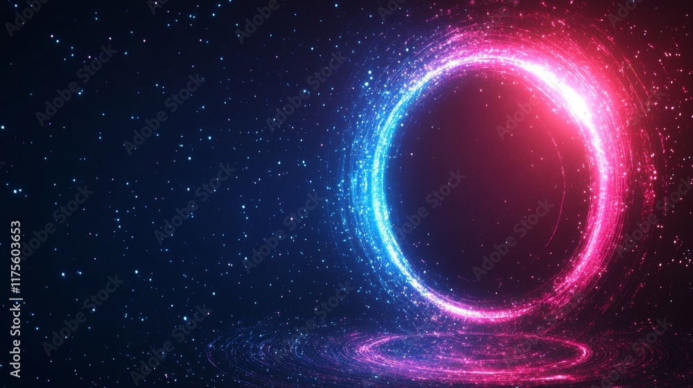 Neon Sci-Fi Energy Portal Neon Sci-Fi Energy Portal