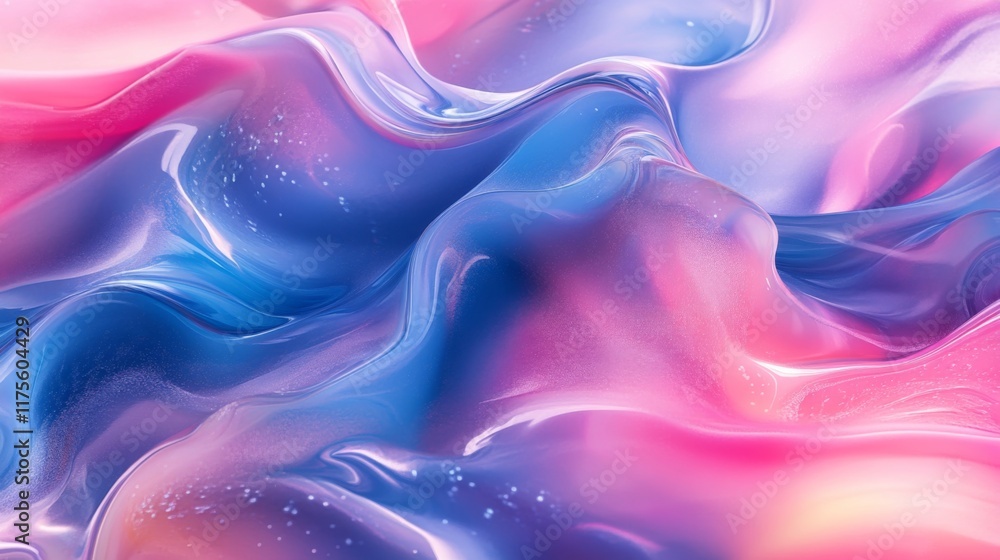 Obraz premium Colorful Abstract Fluid Art