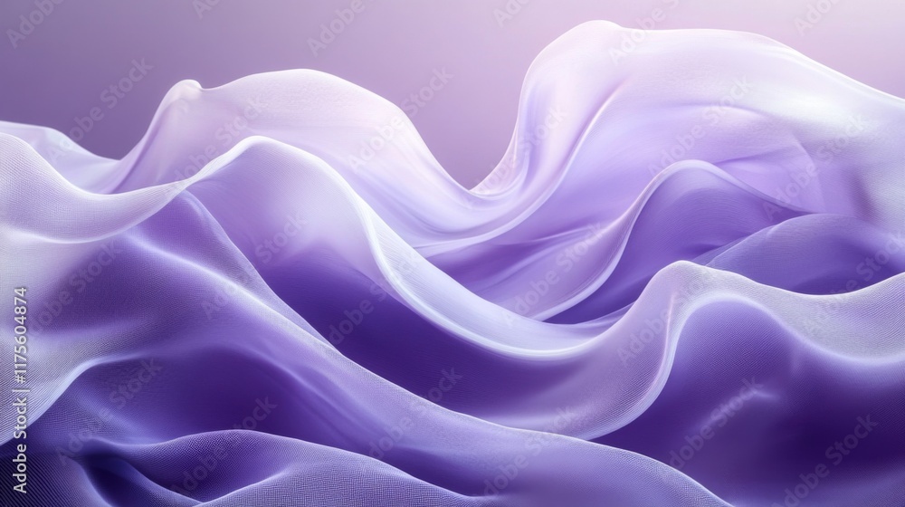 Luminous Lavender Fabric Waves Luminous Lavender Fabric Waves