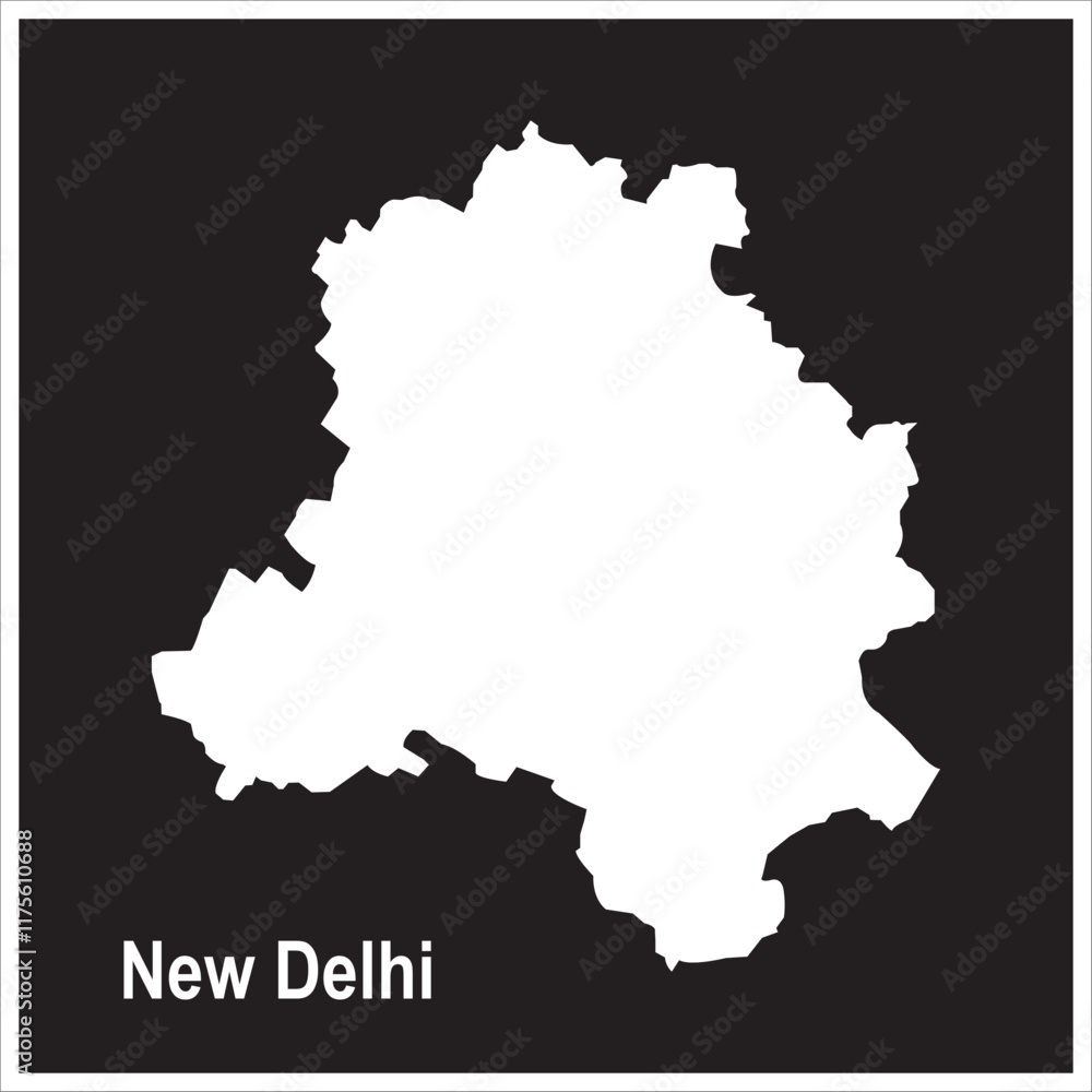 Map of New Delhi, India Map of New Delhi, India