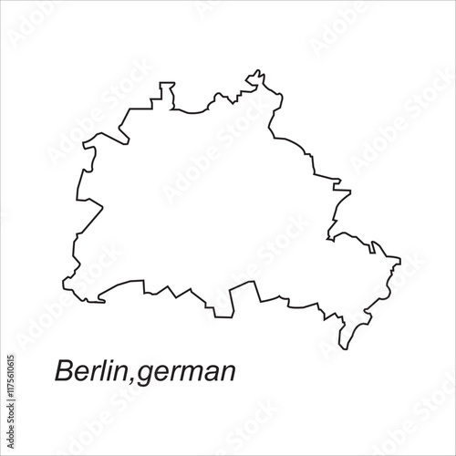 Berlin city map, Germany