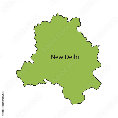 Map of New Delhi, India