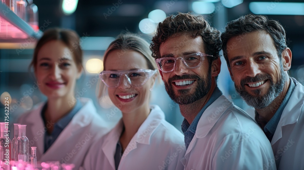 Fototapeta premium Healthcare breakthroughs celebrating advancements in medical research