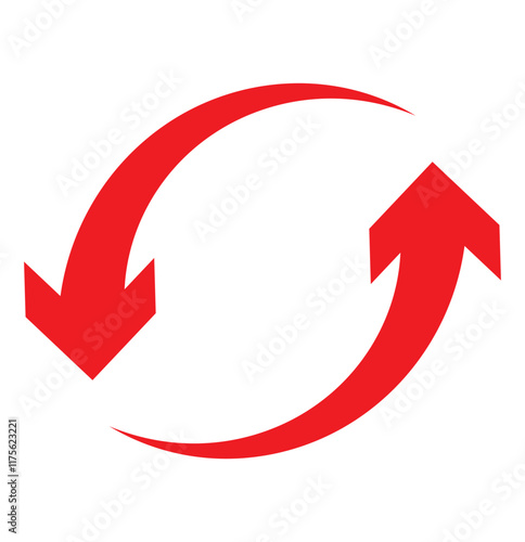 Refresh icon vector. Green recycle vector icon symbol. Repeat and reload icons set and arrow rotation circle. Sync icon symbol convert button sign