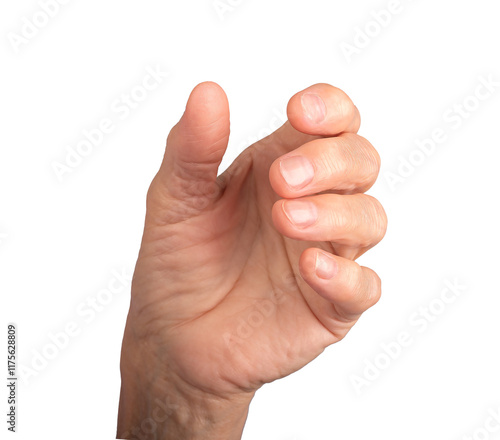 Картината върху платно Hand holding gesture