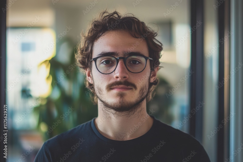 Obraz premium decentralized application (DApp) developer, a developer crafting user-friendly DApps on a blockchain network, featuring intuitive designs and advanced coding
