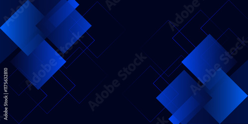 Blue Technology and futuristic on dynamic colorful vivid gradient background.