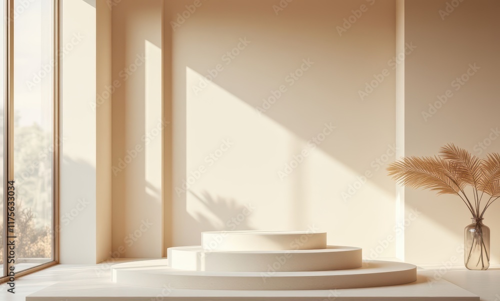 Minimalist interior with natural light Minimalist interior with natural light