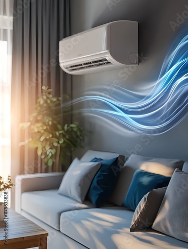 Wallpaper Mural Harmonious Balance of Air Conditioning and Sunlight in Modern Interiors Torontodigital.ca