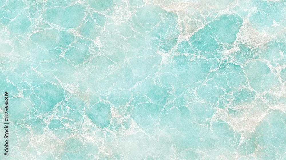 Obraz premium Teal marble texture background.