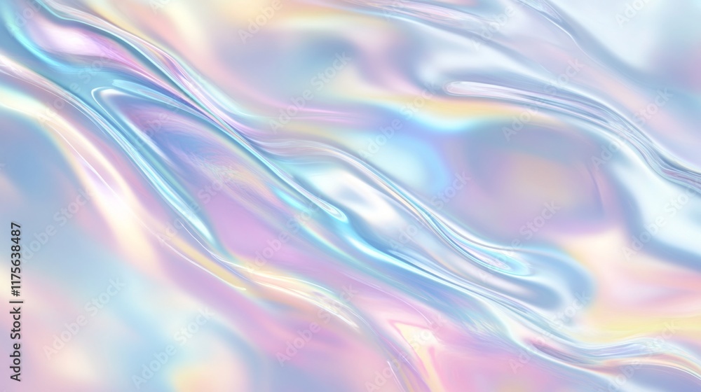 Stunning Iridescent Liquid Abstract Background Design Stunning Iridescent Liquid Abstract Background Design