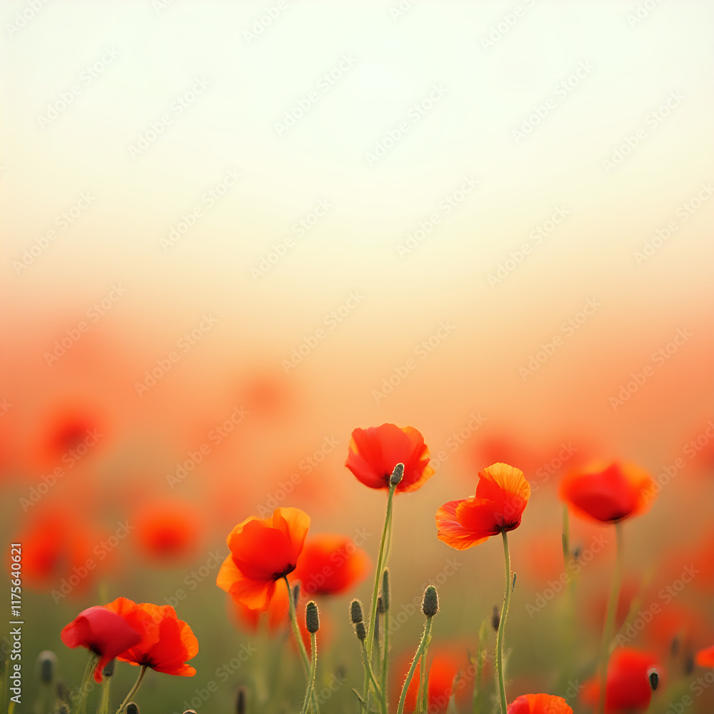 Fototapeta premium field of poppies